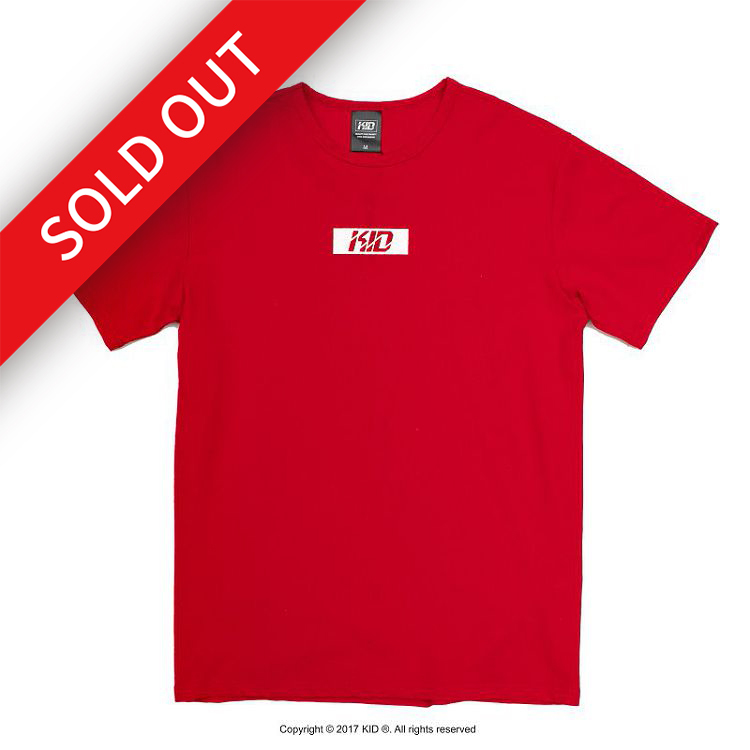 KID ® 方塊斜體Logo-T 紅