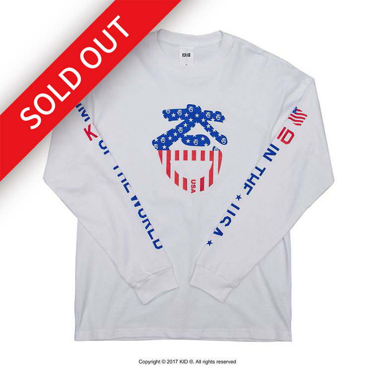 KID ® 美國LOGO長T 白