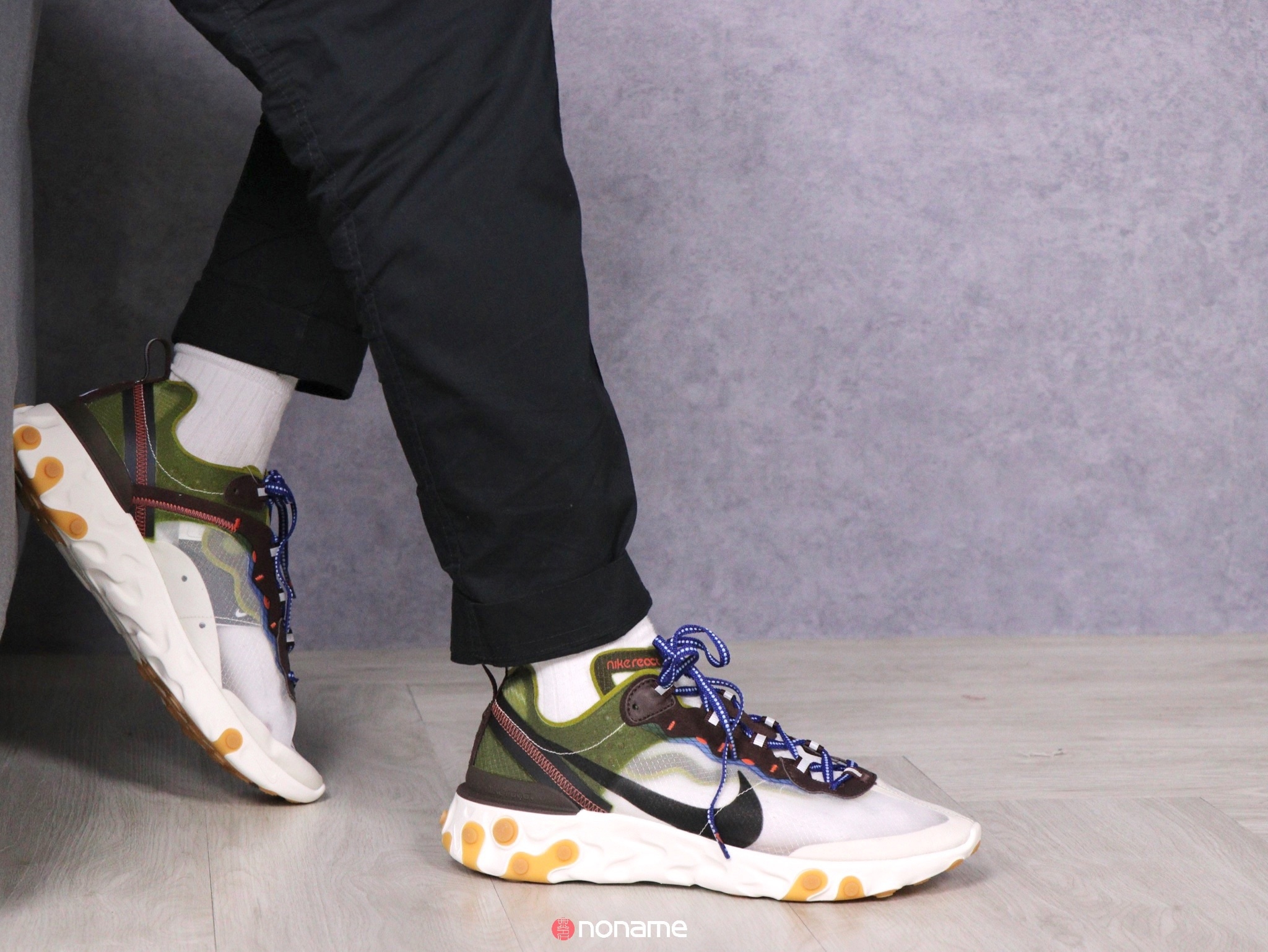 NIKE React Element 87 'Moss' 復古灰綠