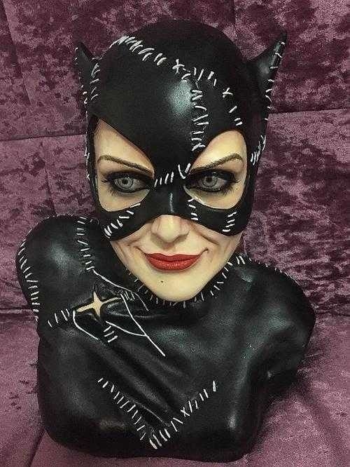 unpainted and unassmbled 1/1 catwoman bust