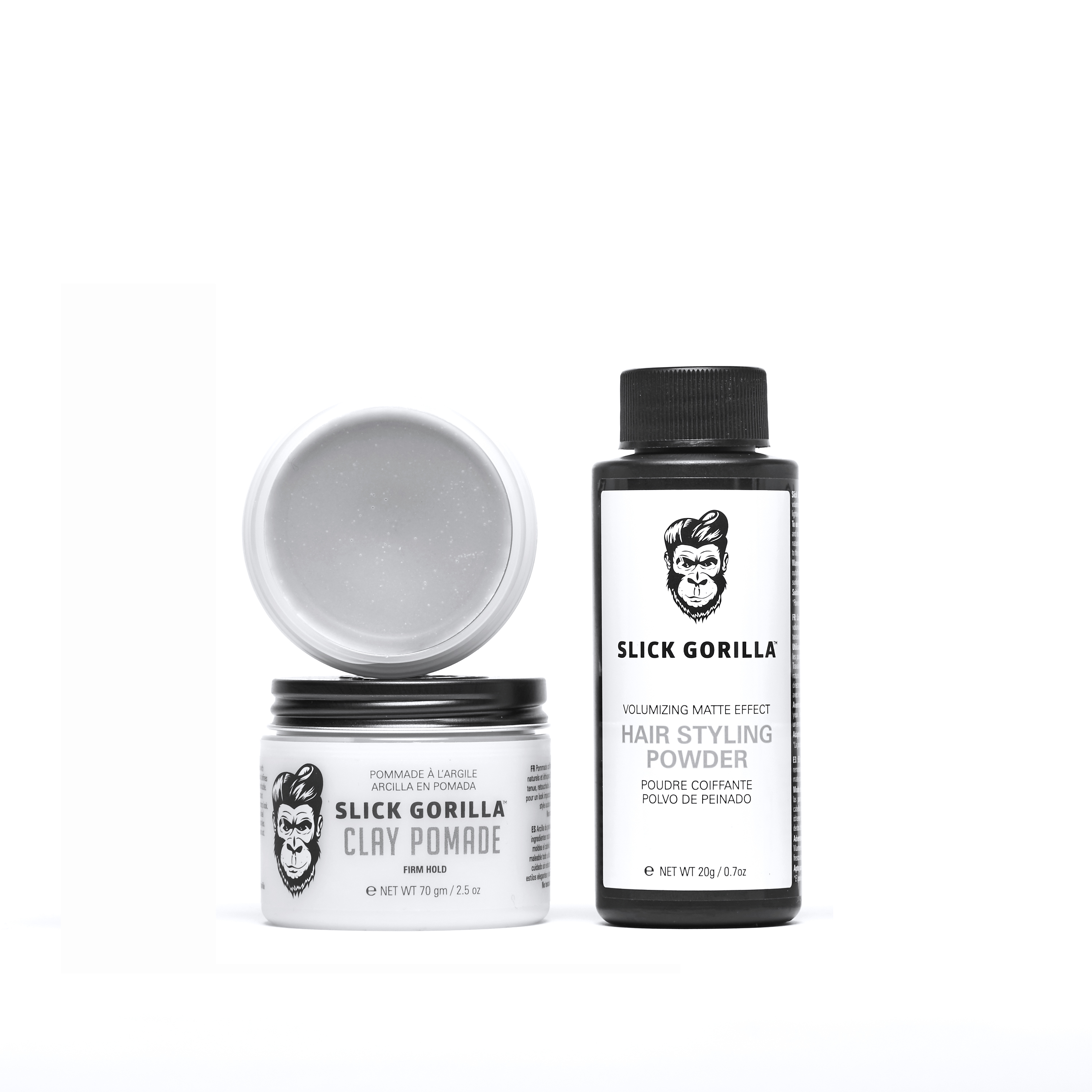 Slick Gorilla 猩猩塑型粉 \ 凝土髮油 ( 兩件組 )