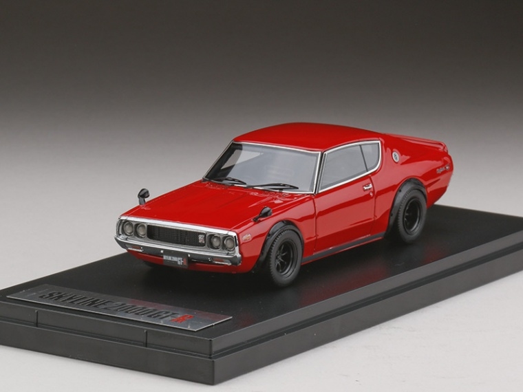 1/43 MARK43 NISSAN SKYLINE GT-R (KPGC110) SPORTS WHEEL RED (PM4308SR)