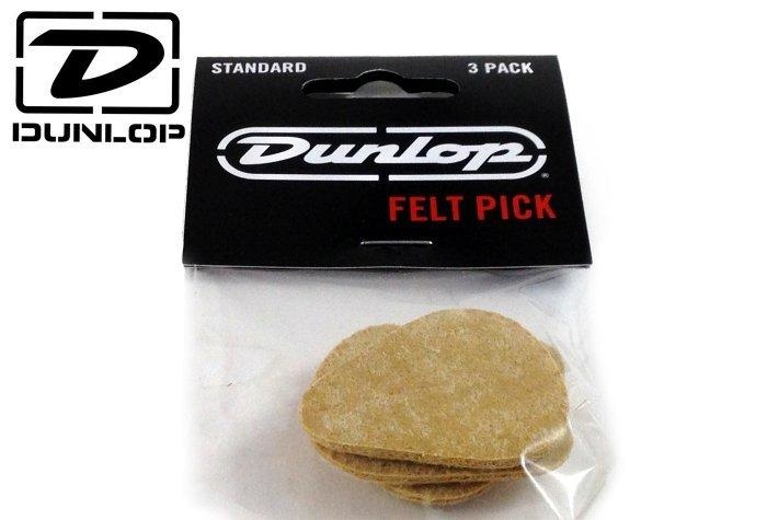PICK 彈片 美國Dunlop 8012P 3入裝 Felt Pick 羊毛氈