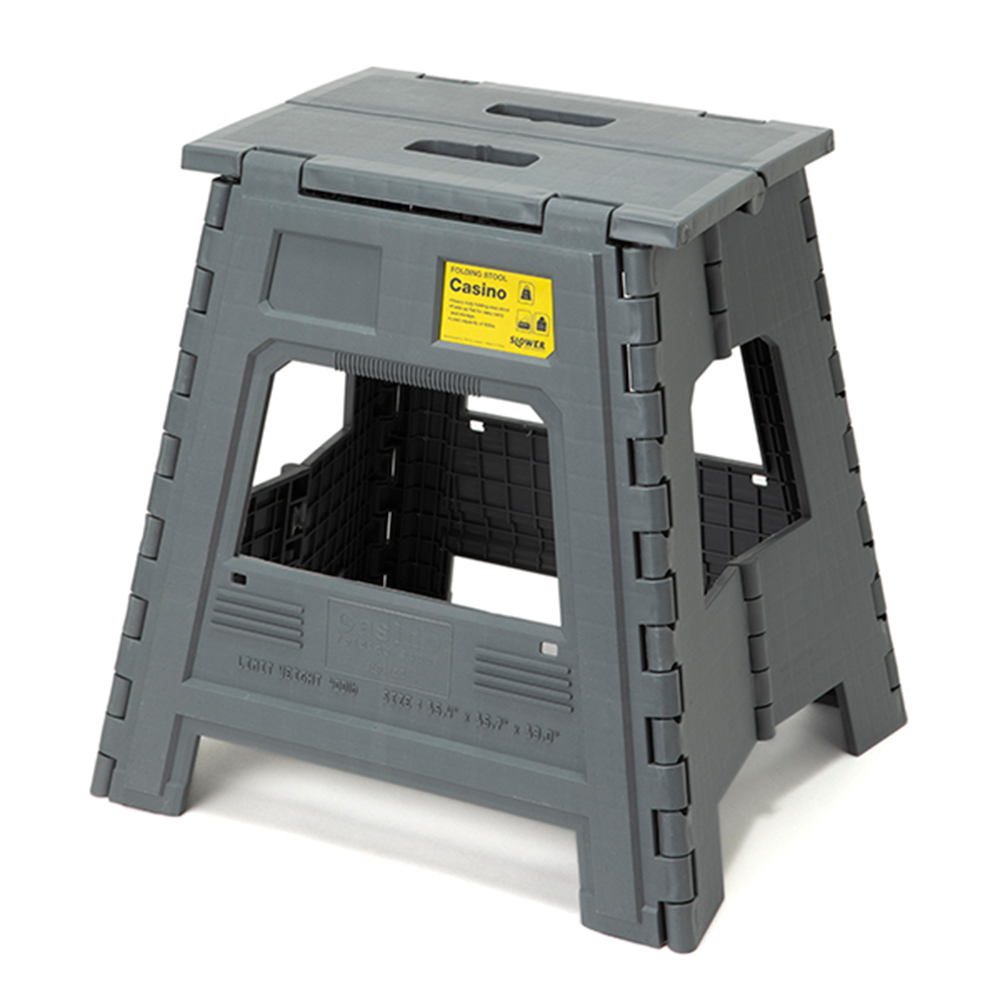 Slower 日本『慢活型人生』折疊高椅凳2.0  太空灰