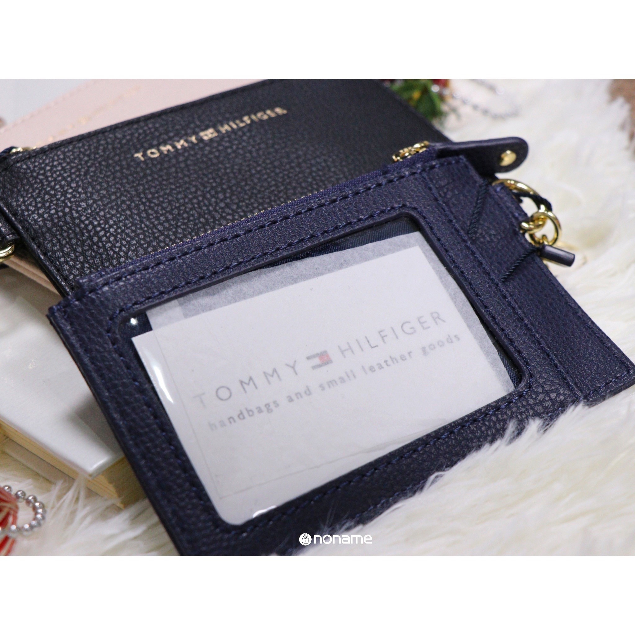 TOMMY HILFIGER 經典Logo 質感牛皮 零錢包