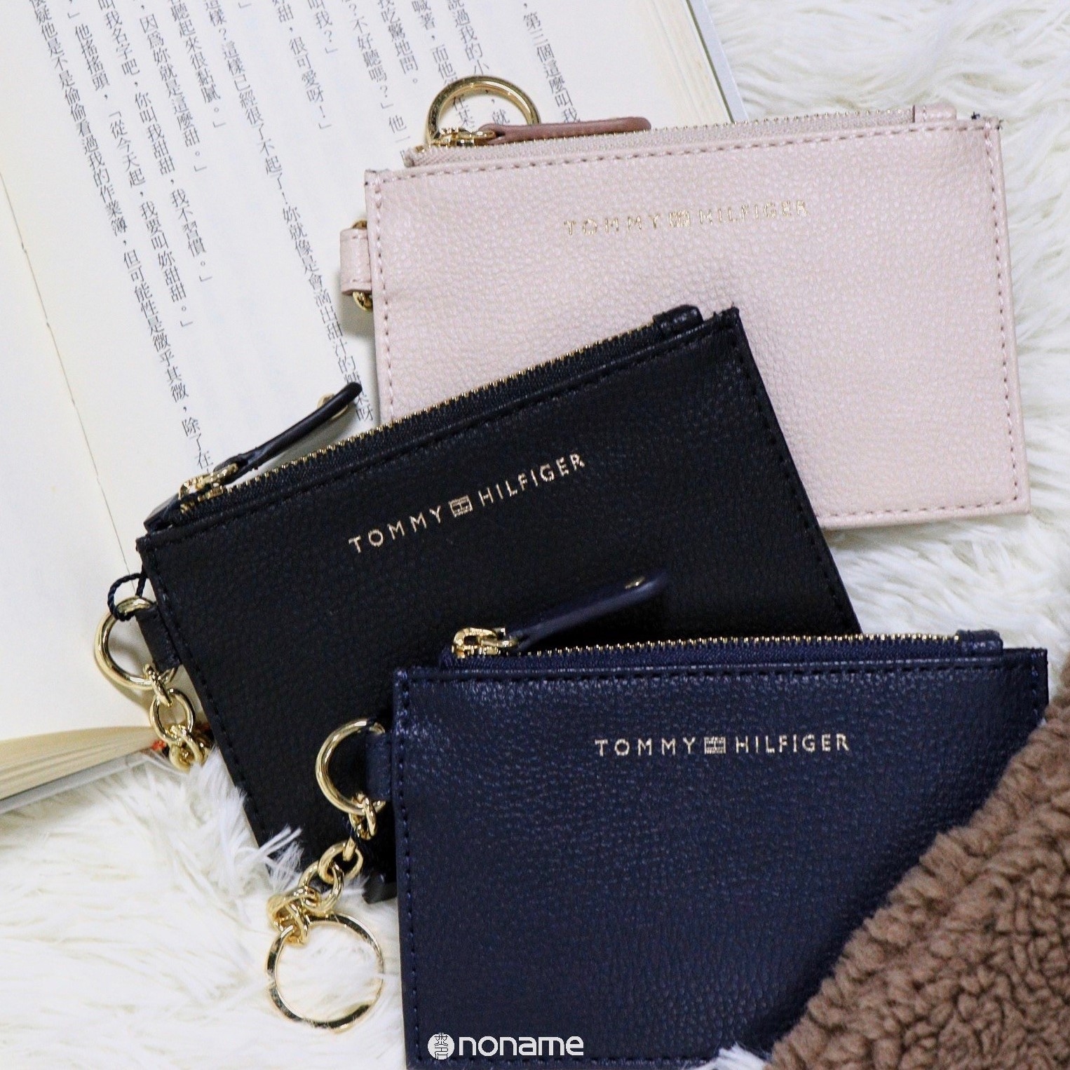 TOMMY HILFIGER 經典Logo 質感牛皮 零錢包