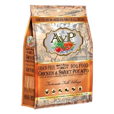 AVP愛威堡 雞肉甜薯全犬糧 鮮肉無穀物蔬果狗糧 25lb