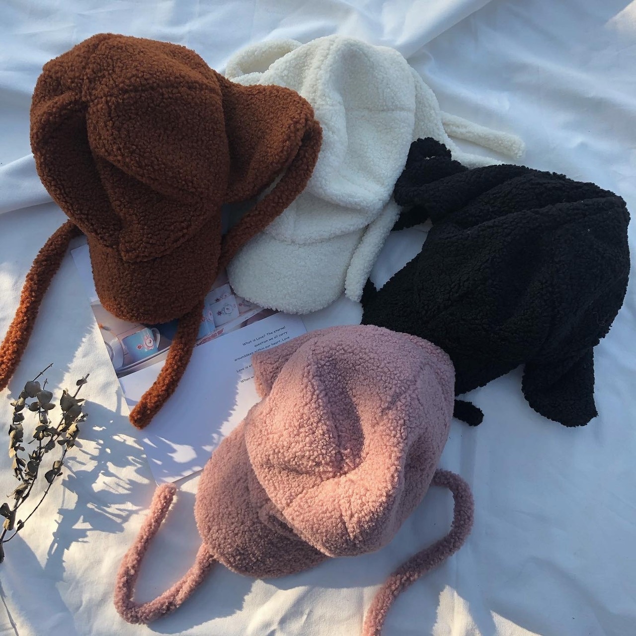 泰迪熊飛行帽 / 兩款 剩咖啡