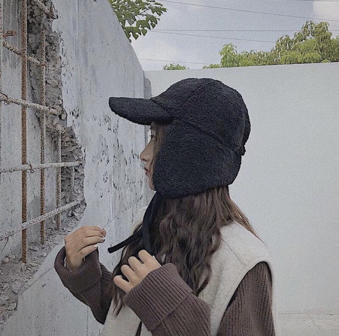 泰迪熊飛行帽 / 兩款 剩咖啡