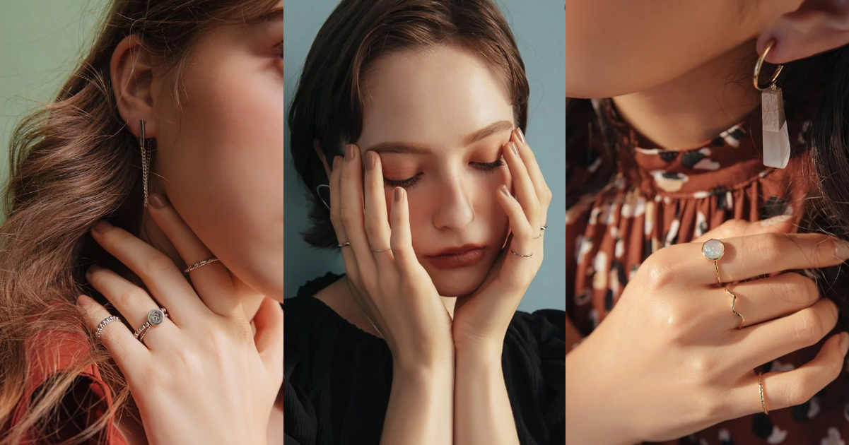 秋冬穿搭飾品重點 - 多層次穿搭戒指組