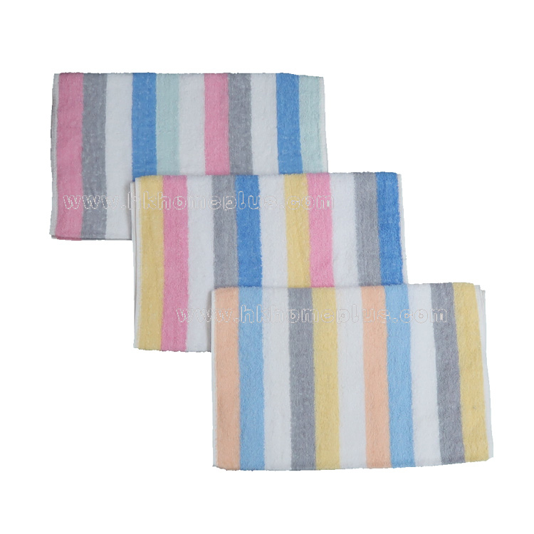 6條裝 彩條面巾 4130552