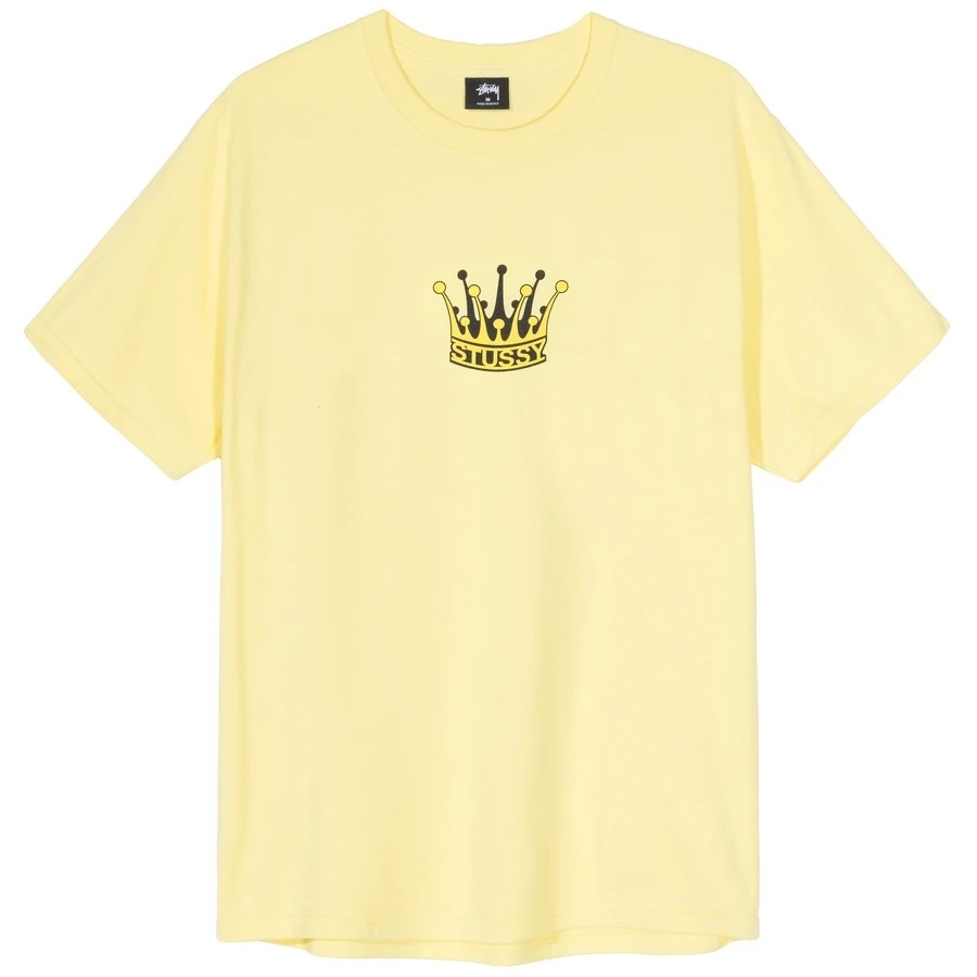 [現貨] STUSSY ROYAL CROWN TEE LEMON