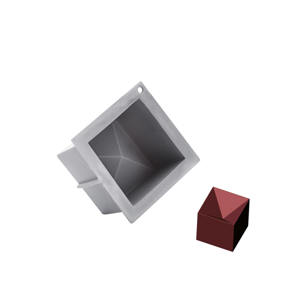 (絕版品)全球專利矽金矽膠系列-方形蛋糕烤模-內凹金字塔型