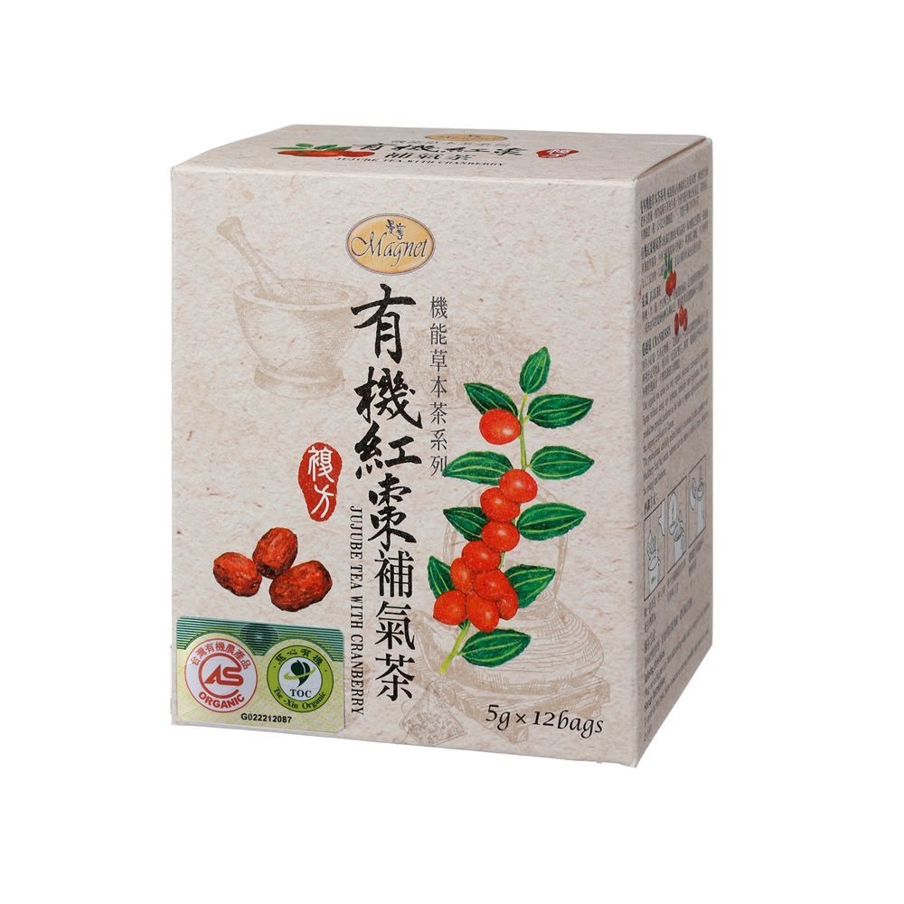 有機紅棗補氣茶12入