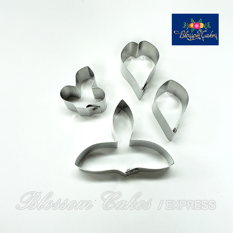 Dendrobium Petal Cutters, Set of 4