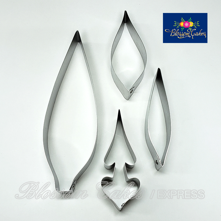 Bird of Paradise Petal Cutters, Set of 4