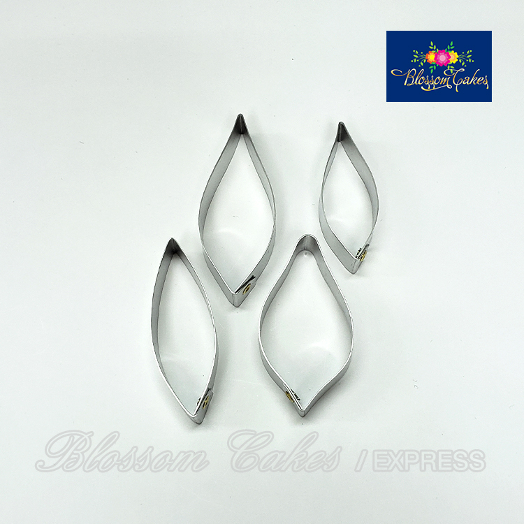 Lily Petal & Leaf Cutters Small, Set of 4