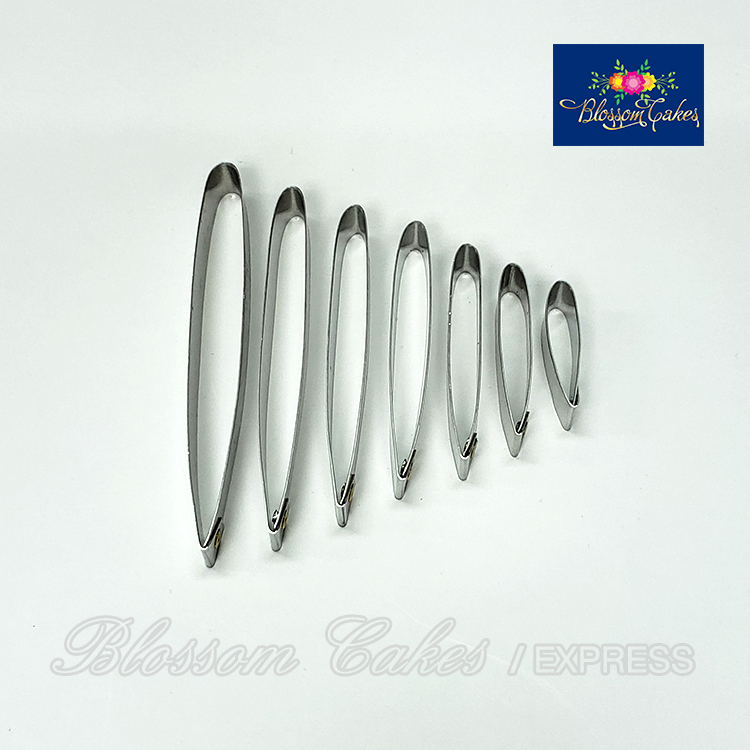 Chrysanthemum Petal Cutters, Set of 7