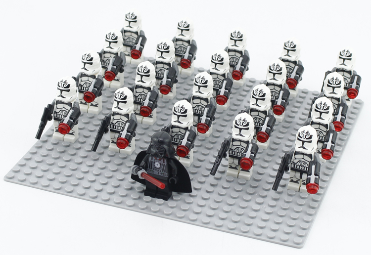 21Pcs/Lot Star Wars Minifigs Minifigures STAR01