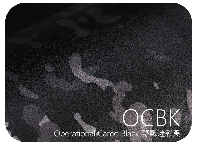 LIFE+GUARD OCBK Operational Camo Black 野戰迷彩黑 迷彩貼膜樣式，適用於相機、鏡頭與 3C 裝置表面保護與風格打造