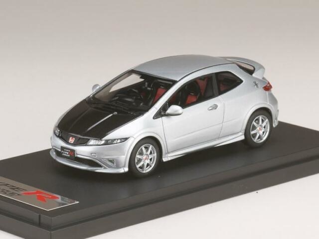 1/43 MARK43 Honda Civic Type R Euro (FN2) 2009 A Silver M Carbon Bonnet (PM4347CS)