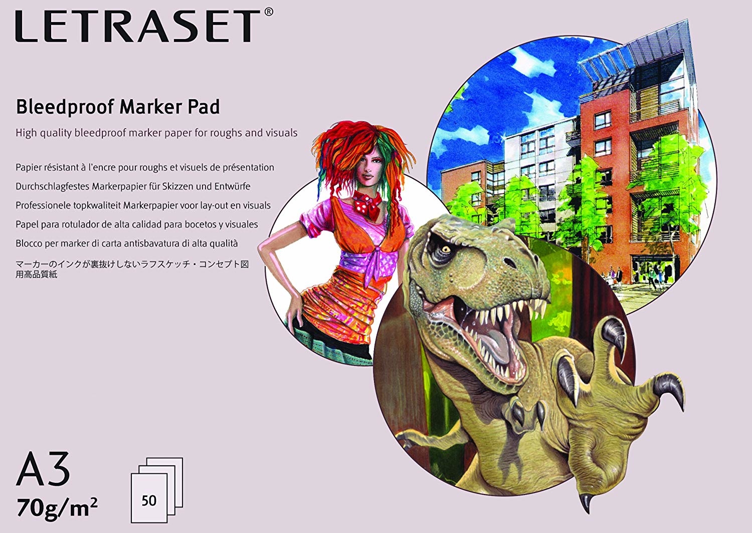 LETRASET MARKER PAD - 【麥克筆本A3】