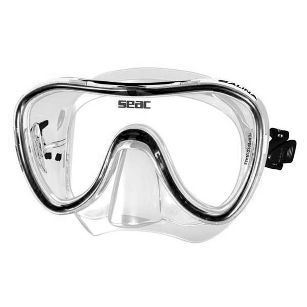 Salina 成人浮潛鏡 - 黑