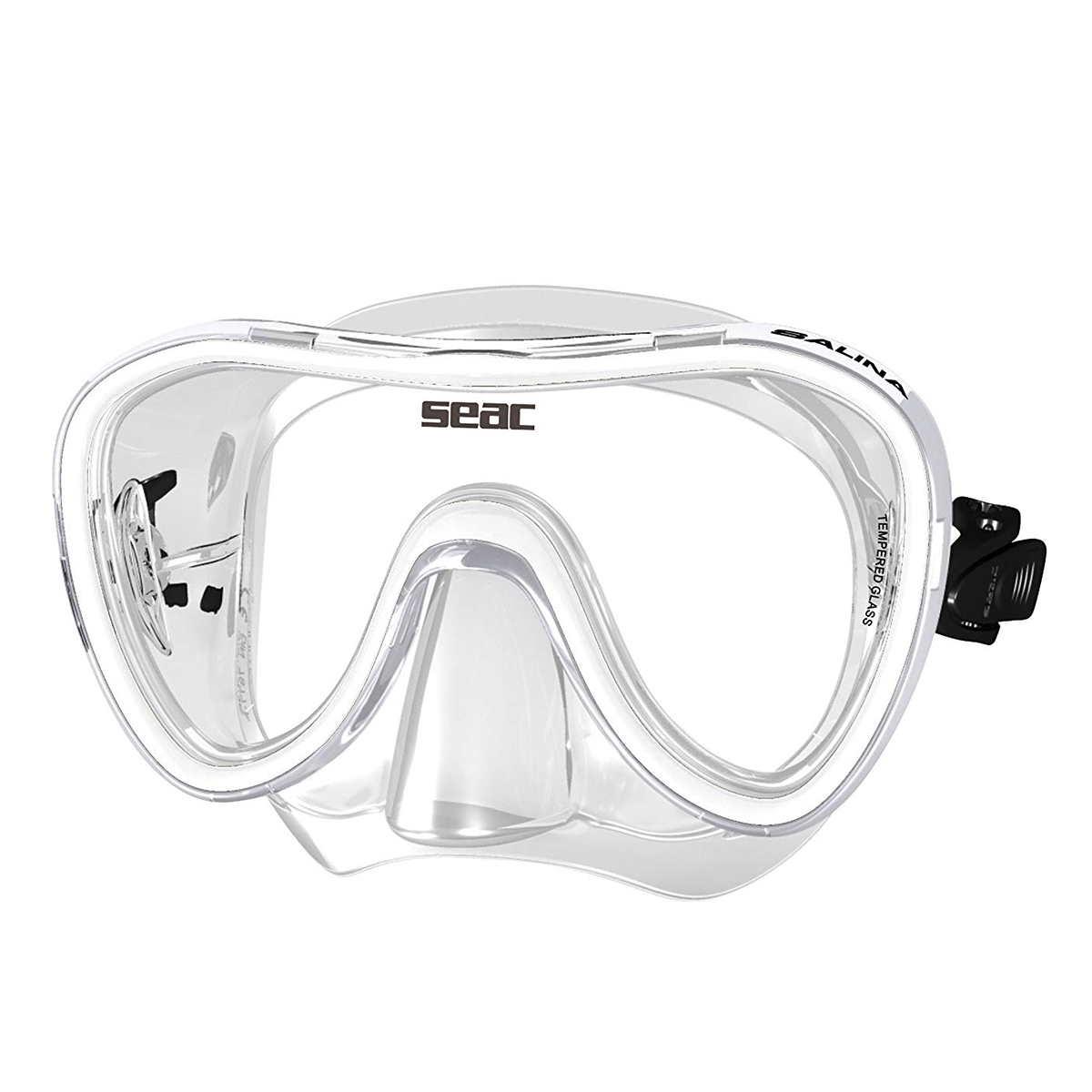 Salina 成人浮潛鏡 - 白