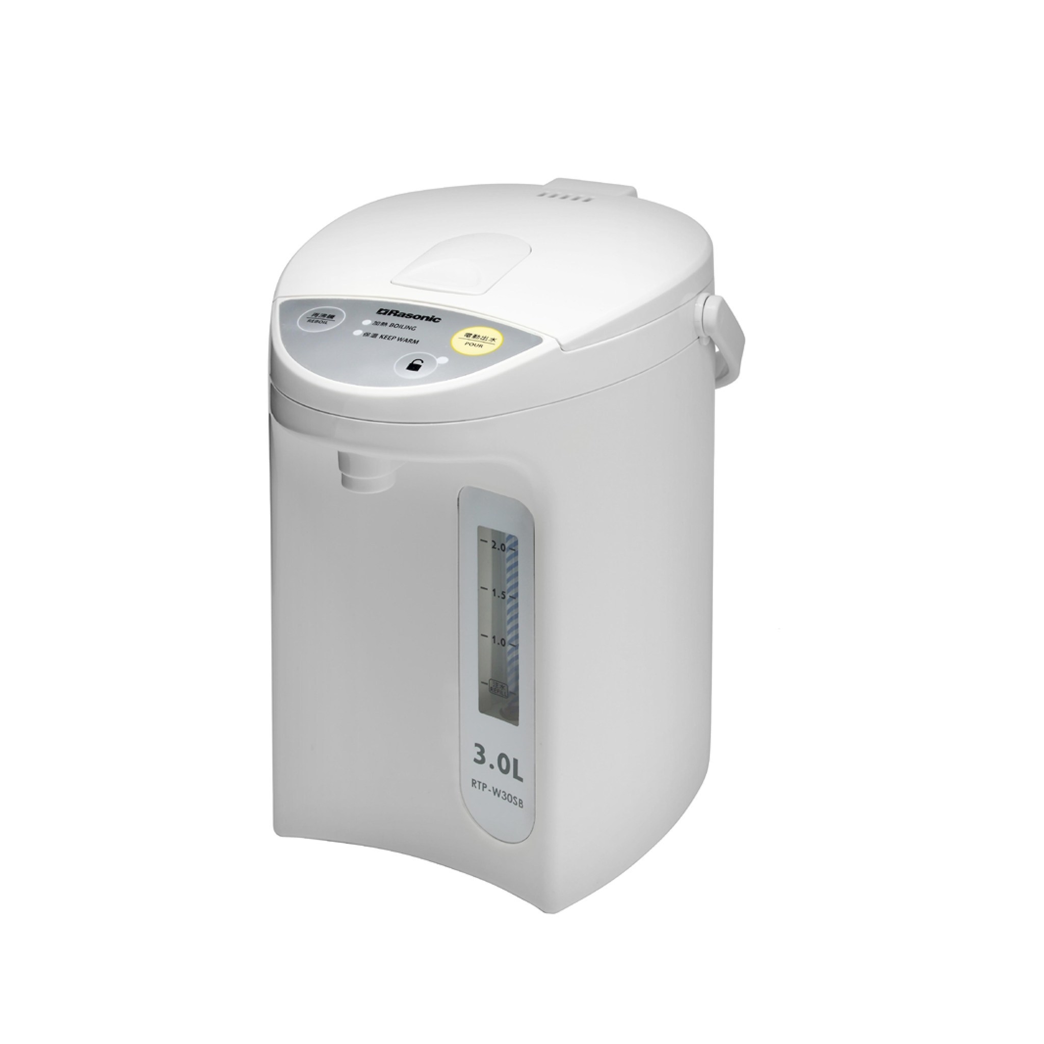 Rasonic 樂信牌 RTP-W30SB 電動或碰杯出水電熱水瓶(3.0公升)