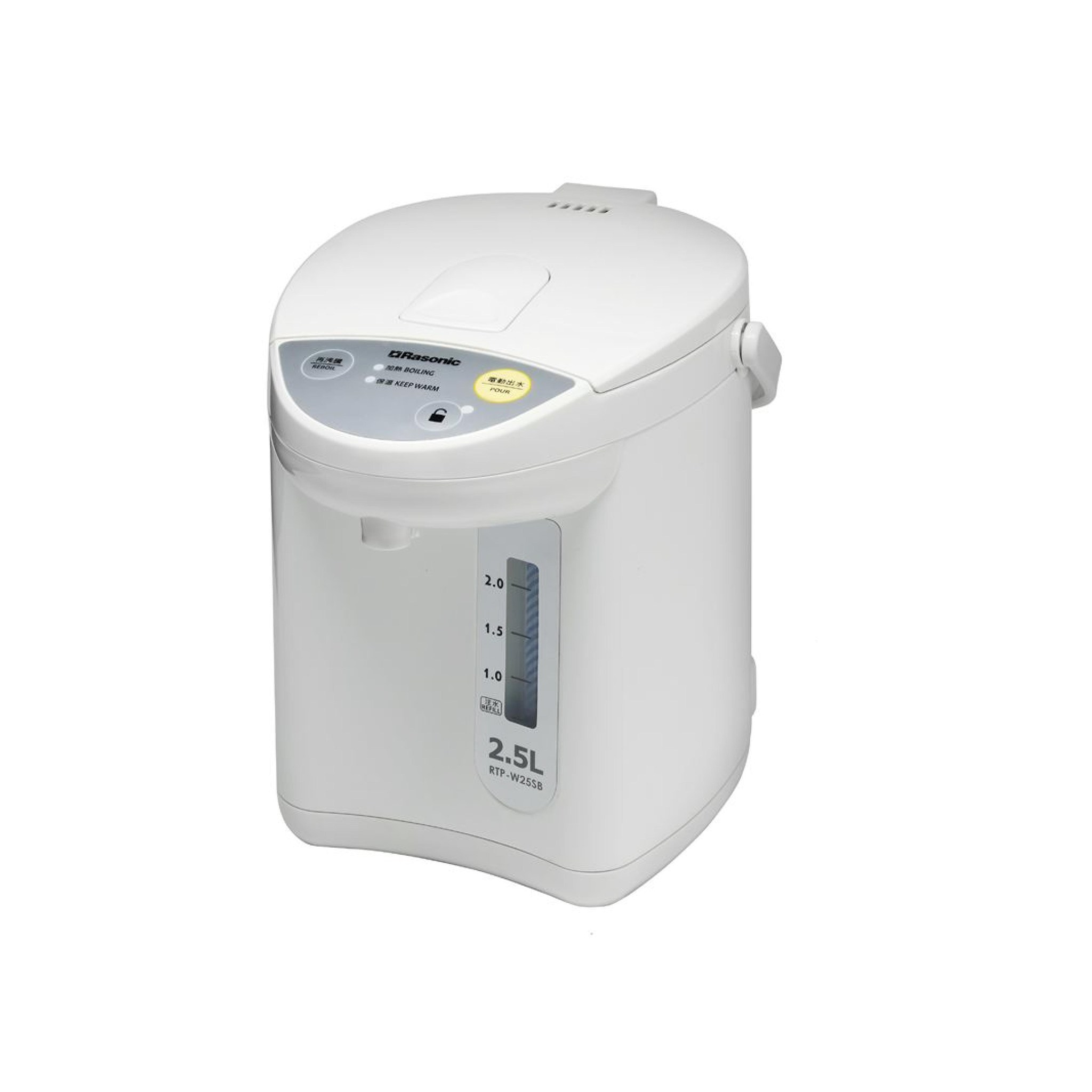 Rasonic 樂信牌 RTP-W25SB 電動或碰杯出水電熱水瓶 (3.0公升)