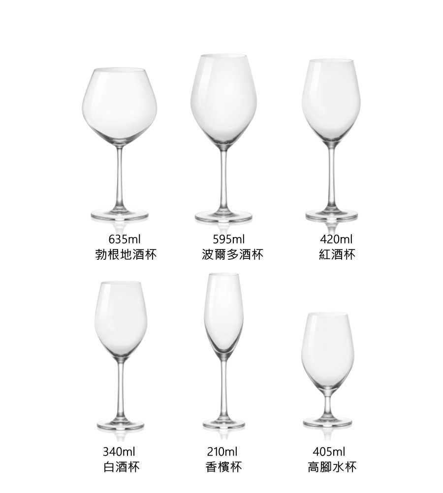 Ocean 桑迪Sante系列 波爾多杯 紅酒杯 白酒杯 香檳杯 /1入