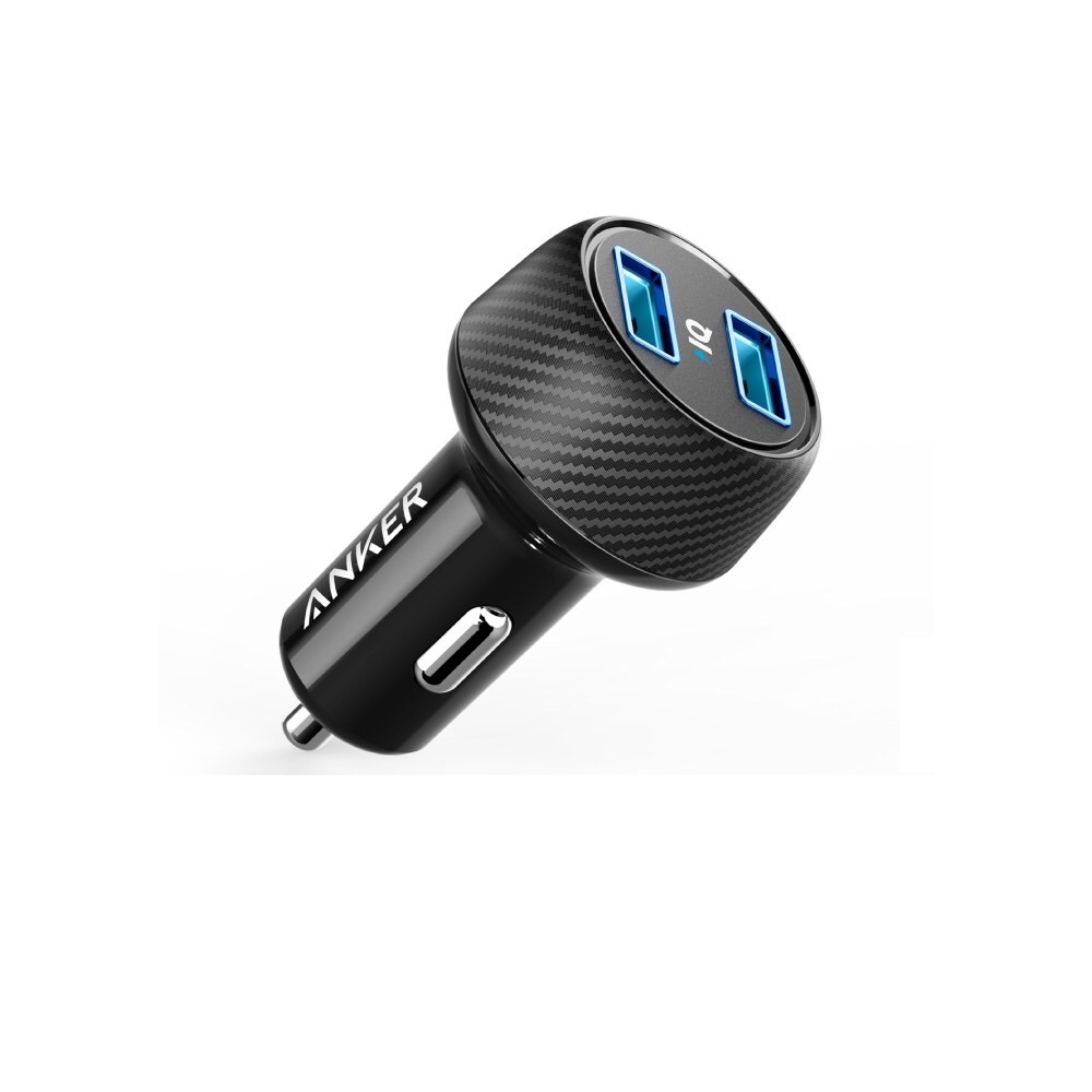 【Anker】PowerDrive 車充(黑/白) 2PORT A2212