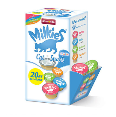 Animonda Milkies 迷你20杯裝貓貓牛奶大盒裝(4種混合)