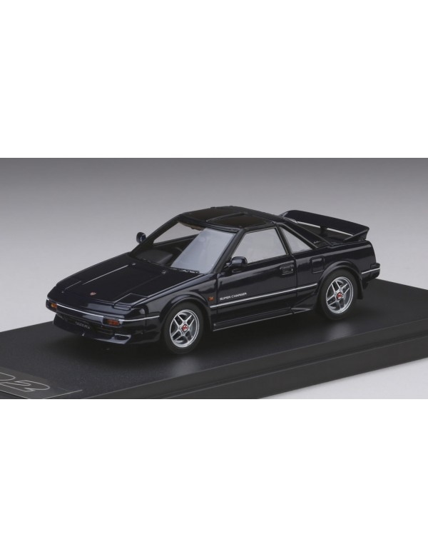 1/43 MARK43 Toyota MR 2 G-Ltd SC T Bar Roof (AW11) Tom's New Sport Blue Mica (PM4377SBL)