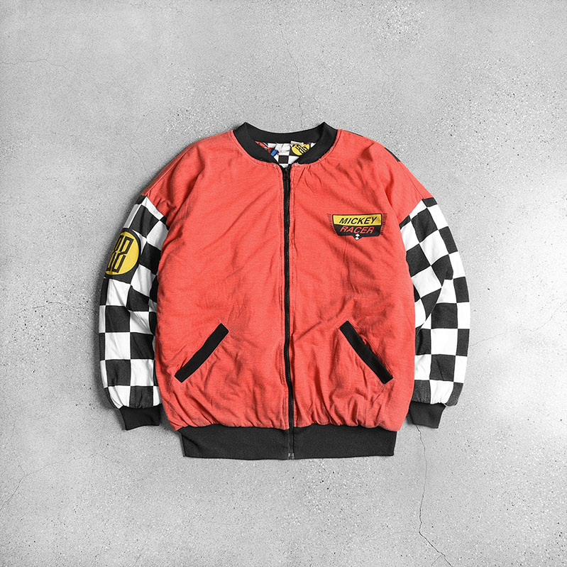 Vintage 米奇鋪棉雙面夾克