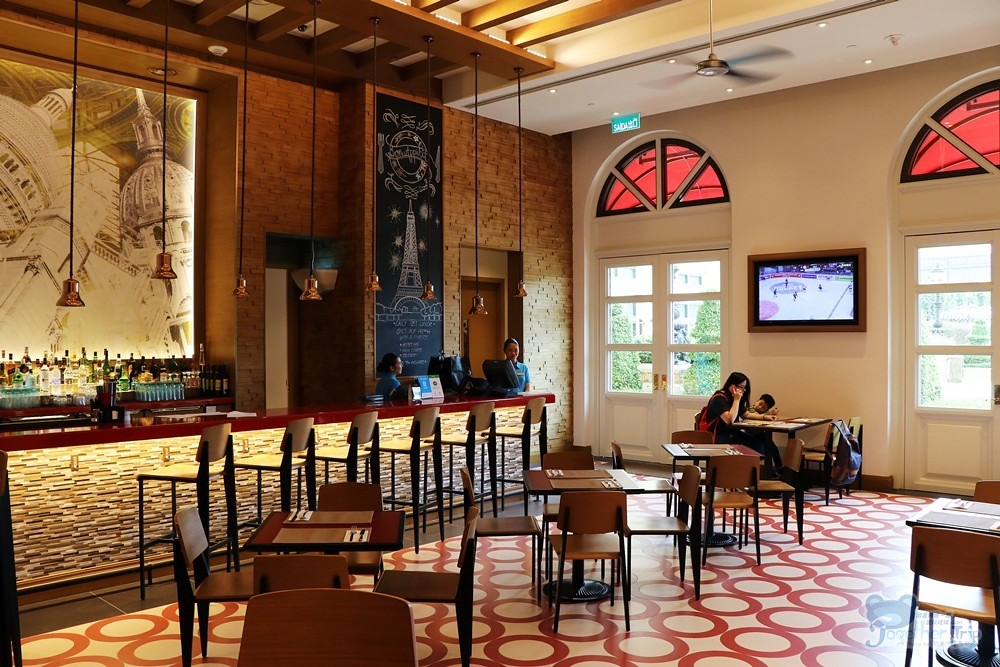 the parisian macao,pool side bar,floor,italian homogeneous tile,water jet cut,topworlds