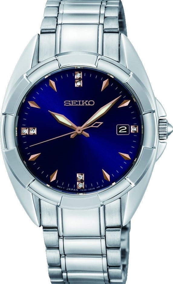 萬年鐘錶 - SEIKO    晶鑽經典女錶   7N32-0DV0B  /  SKK889P1  錶徑 33MM