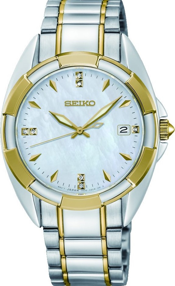 萬年鐘錶 - SEIKO   貝殼面晶鑽經典女錶   7N32-0DV0G  /  SKK886P1  錶徑 33MM