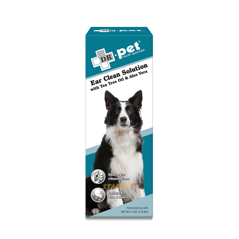 DR. Pet Ear Clean Solution with Tea Tree Oil & Aloe Vera 118ml