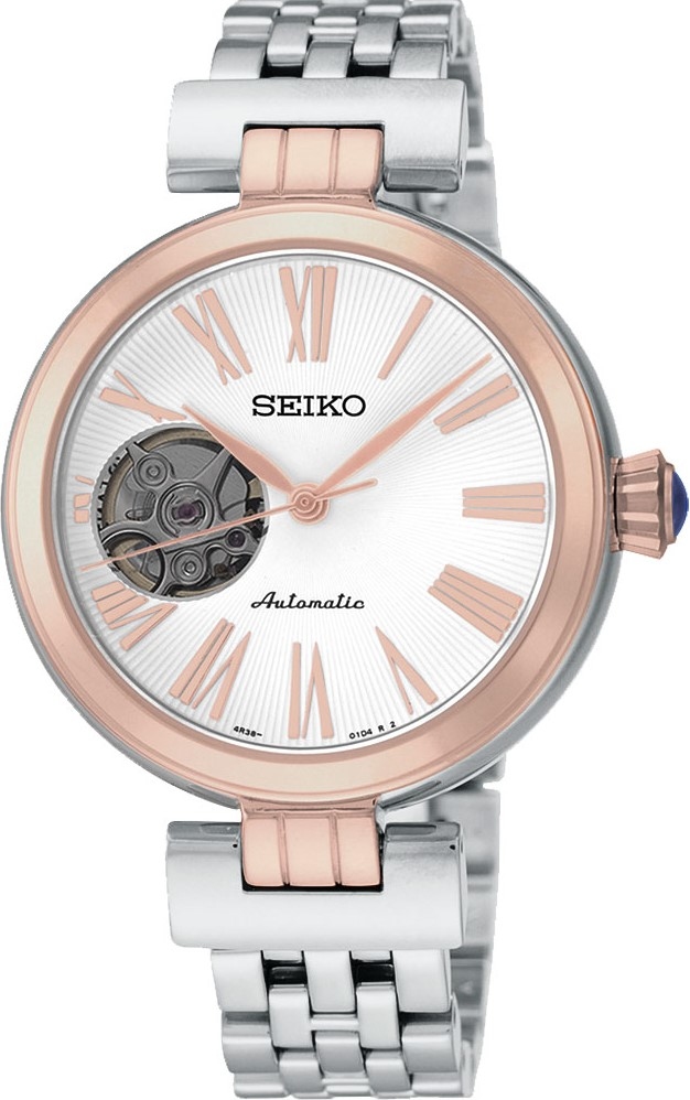 萬年鐘錶 - SEIKO Presage   機械女錶  4R38-00Z0P  / SSA862J1  錶徑33MM