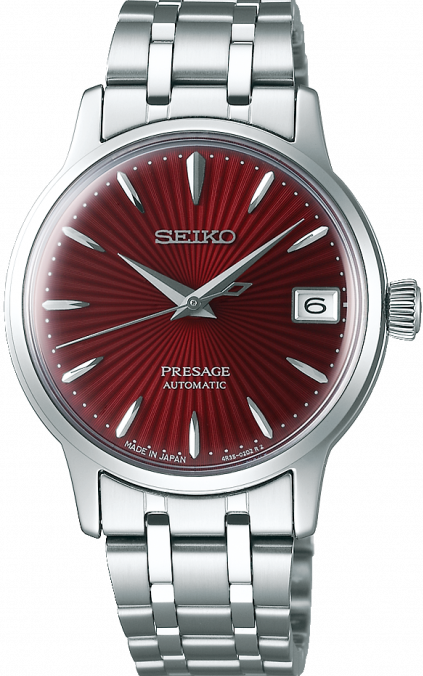 萬年鐘錶 - SEIKO Presage  調酒師 機械女錶  4R35-02T0R / SRP853J1  錶徑34MM