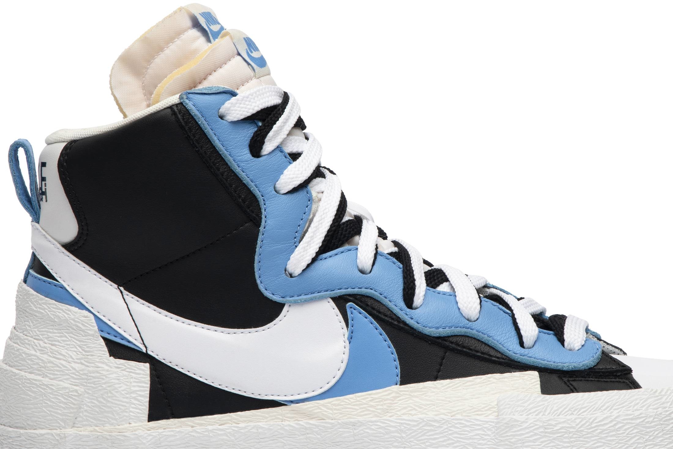 sacai x nike blazer mid yellow blue