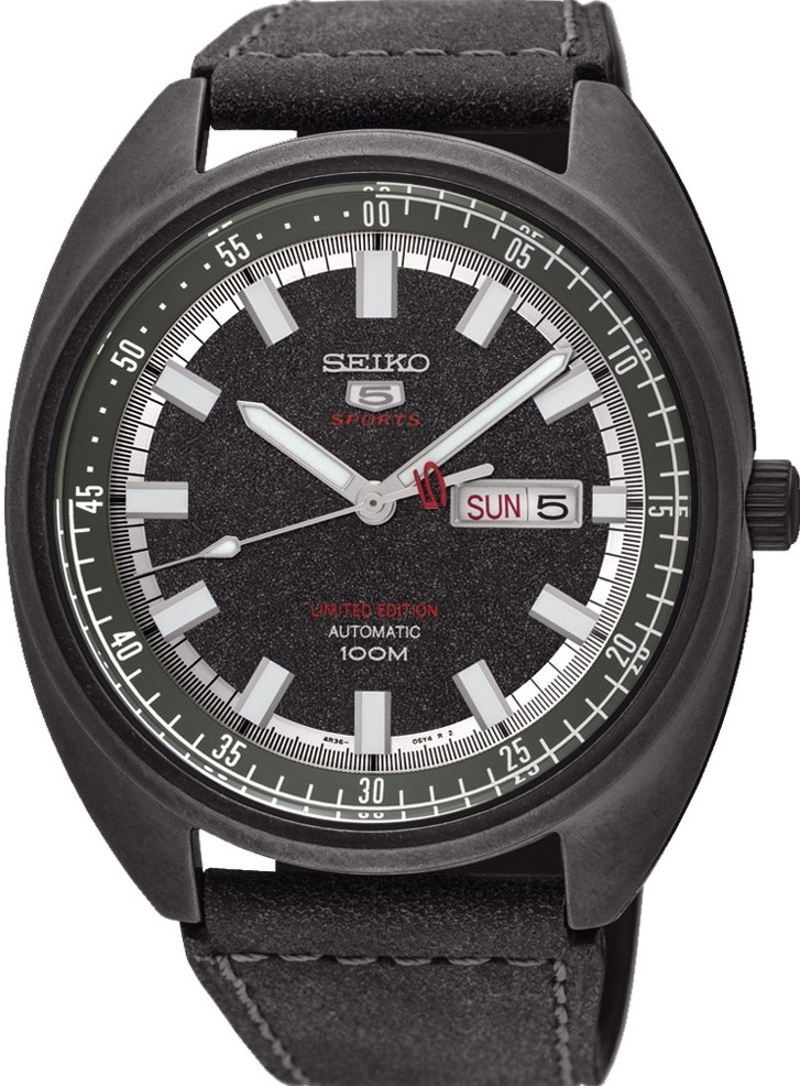 萬年鐘錶 - SEIKO  5 Sports  限定五號機械男錶   4R36-06E0SD  /  SRPB73J1  錶徑43.5MM