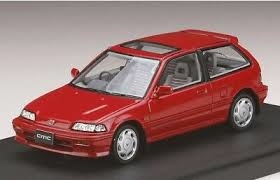 1/43 Mark43 Honda Civic (EF 9) SiR Ⅱ Red (PM4396R)