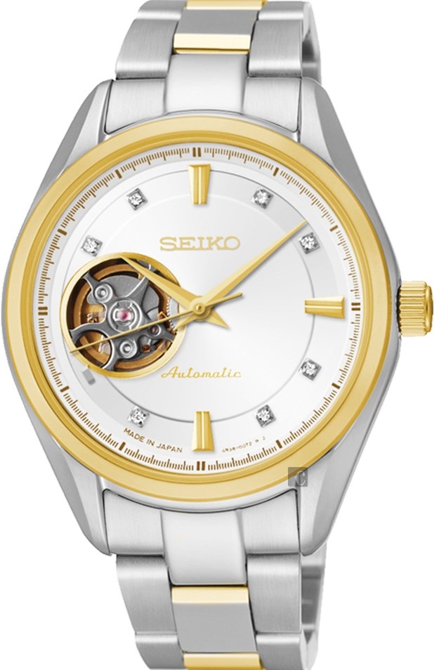 萬年鐘錶 - SEIKO Presage   機械女錶  4R38-00R0K  / SSA868J1   錶徑34MM