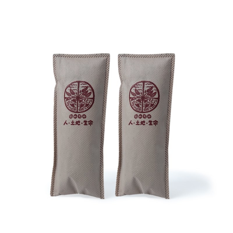 官田烏金菱角炭吸附包(2號)【顏色隨機50±3公克/兩包】【#65502】【不列入贈點及滿額額計算】（不適用購物金）