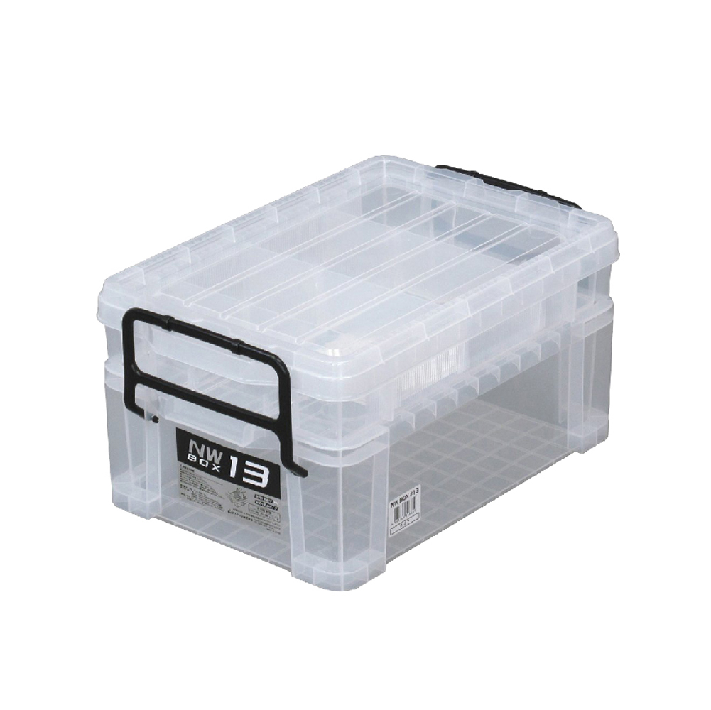 日本 JEJ ASTAGE 雙提式雙層系統小物收納箱