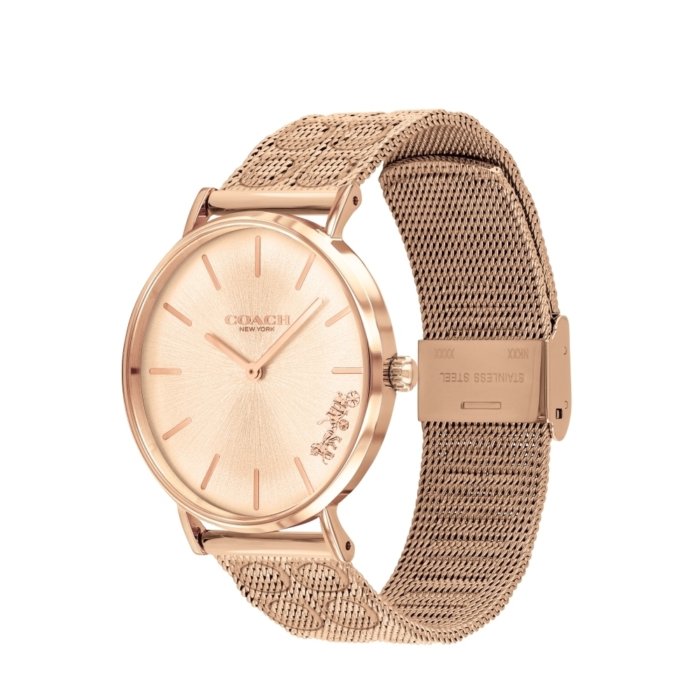 萬年鐘錶 - COACH錶  簡約男女錶  14503343  表徑36MM