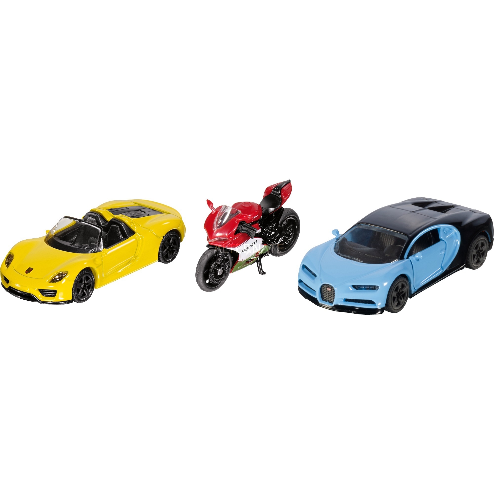 Siku 6313 Sports Car and Motorbike Set