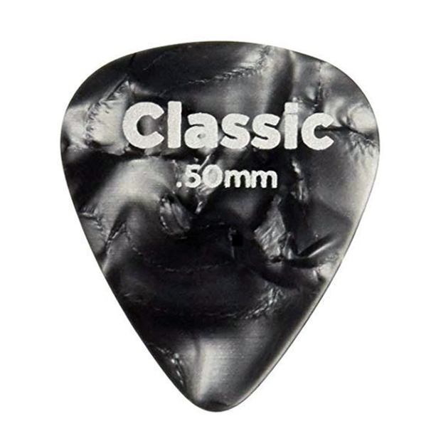 D'Addario 彈片 黑珍珠標準型 撥片 1CBKP (5入) 美製